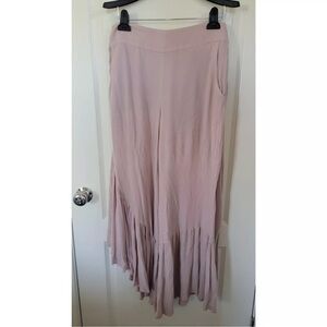 Women's Free People Dusty Rose Boho Lagenlook Flare Pants size 0